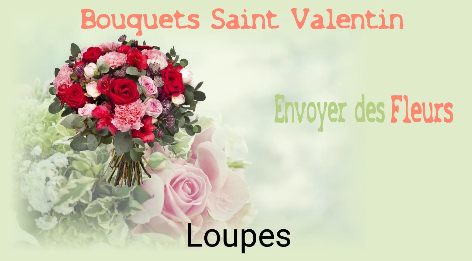Roses de Saint-Valentin livrées à Loupes